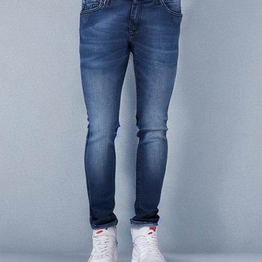 Hose Jeans, Modell Trendy, Farbe Blau